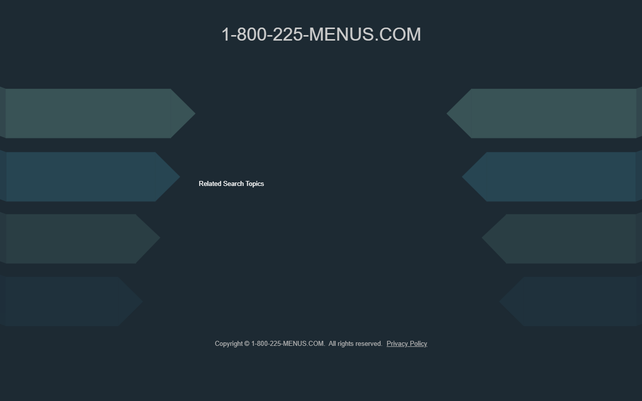1-800-225-menus.com screenshot