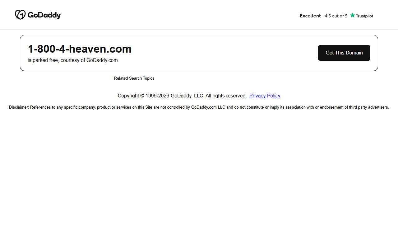 1-800-4-heaven.com screenshot