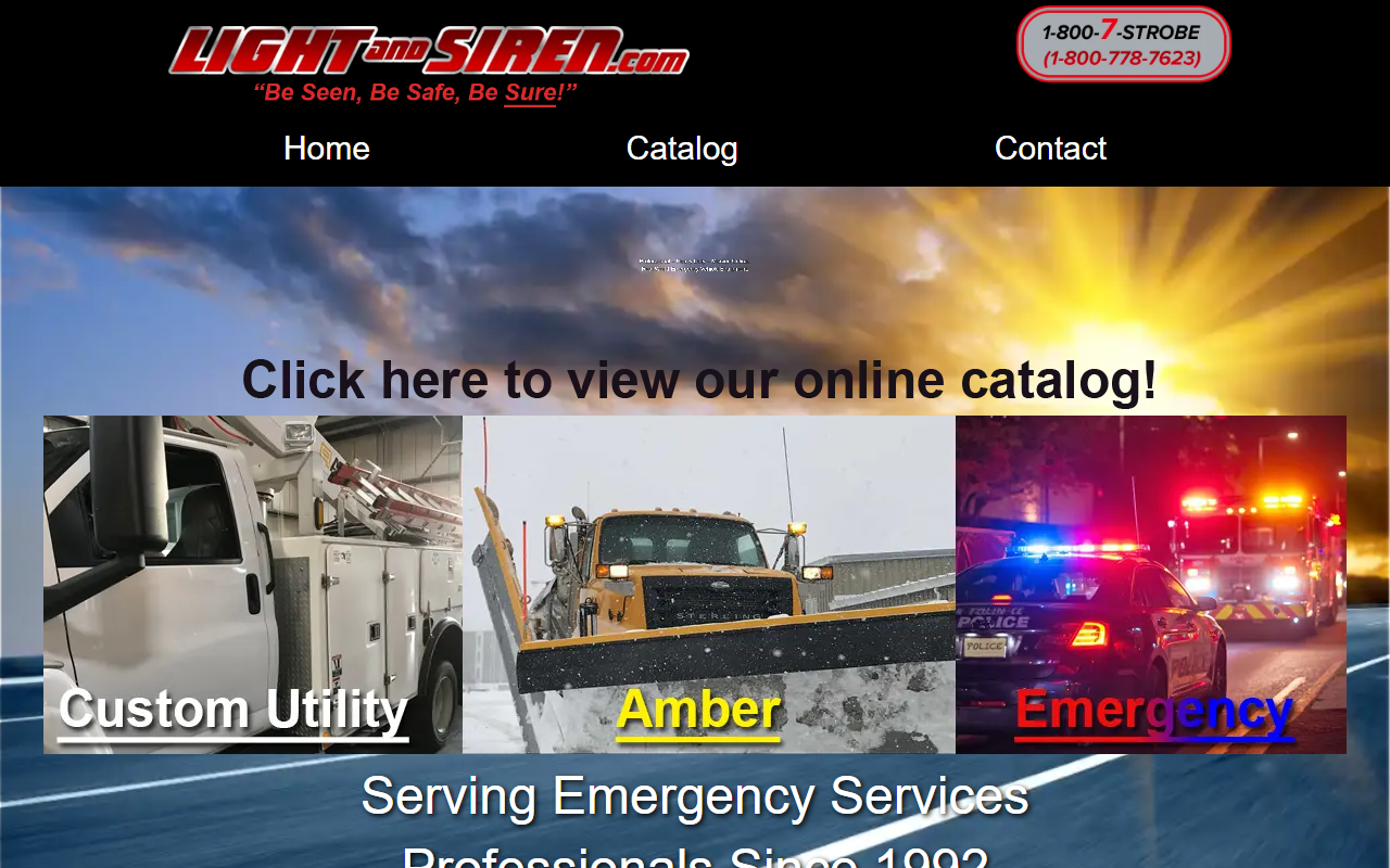 1-800-7-strobe.com screenshot