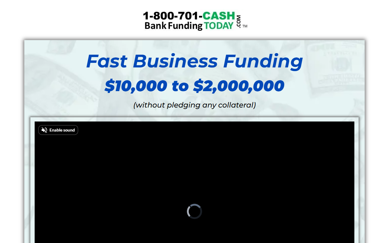 1-800-701-cash.com screenshot