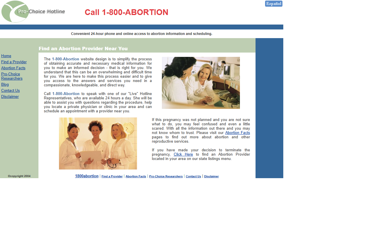 1-800-abortion.com screenshot