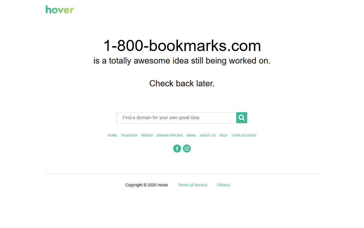 1-800-bookmarks.com screenshot