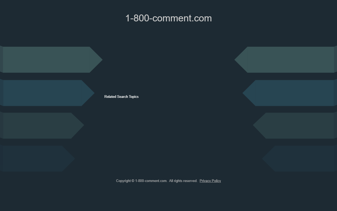 1-800-comment.com screenshot