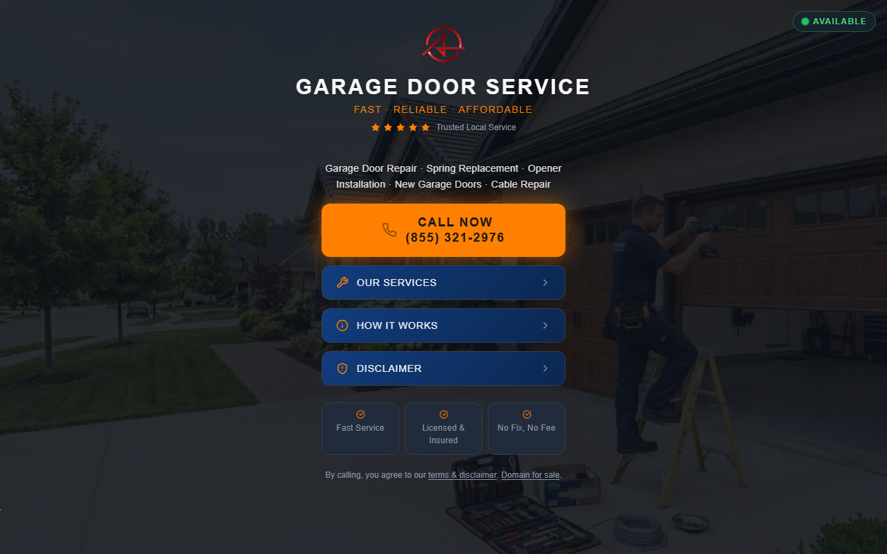 1-800-door-men.com screenshot