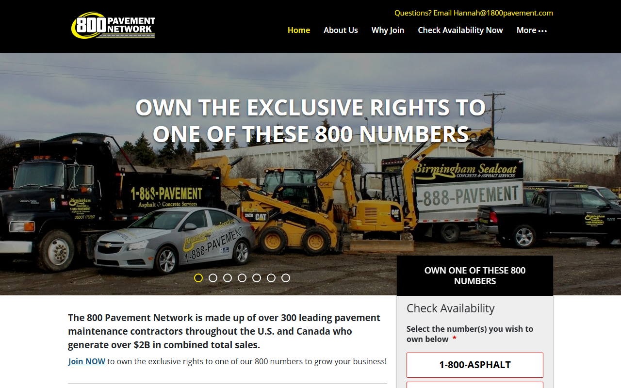 1-800-driveway.com screenshot
