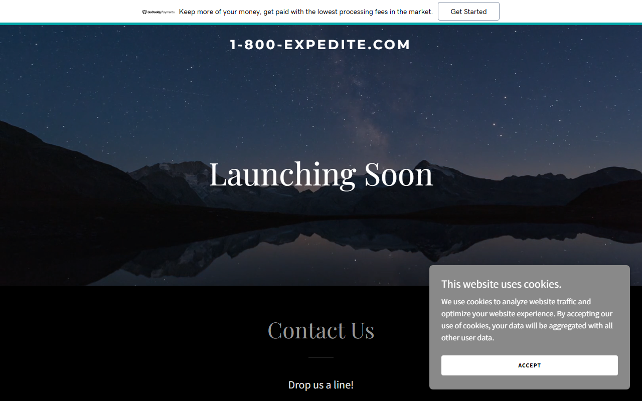 1-800-expedite.com screenshot