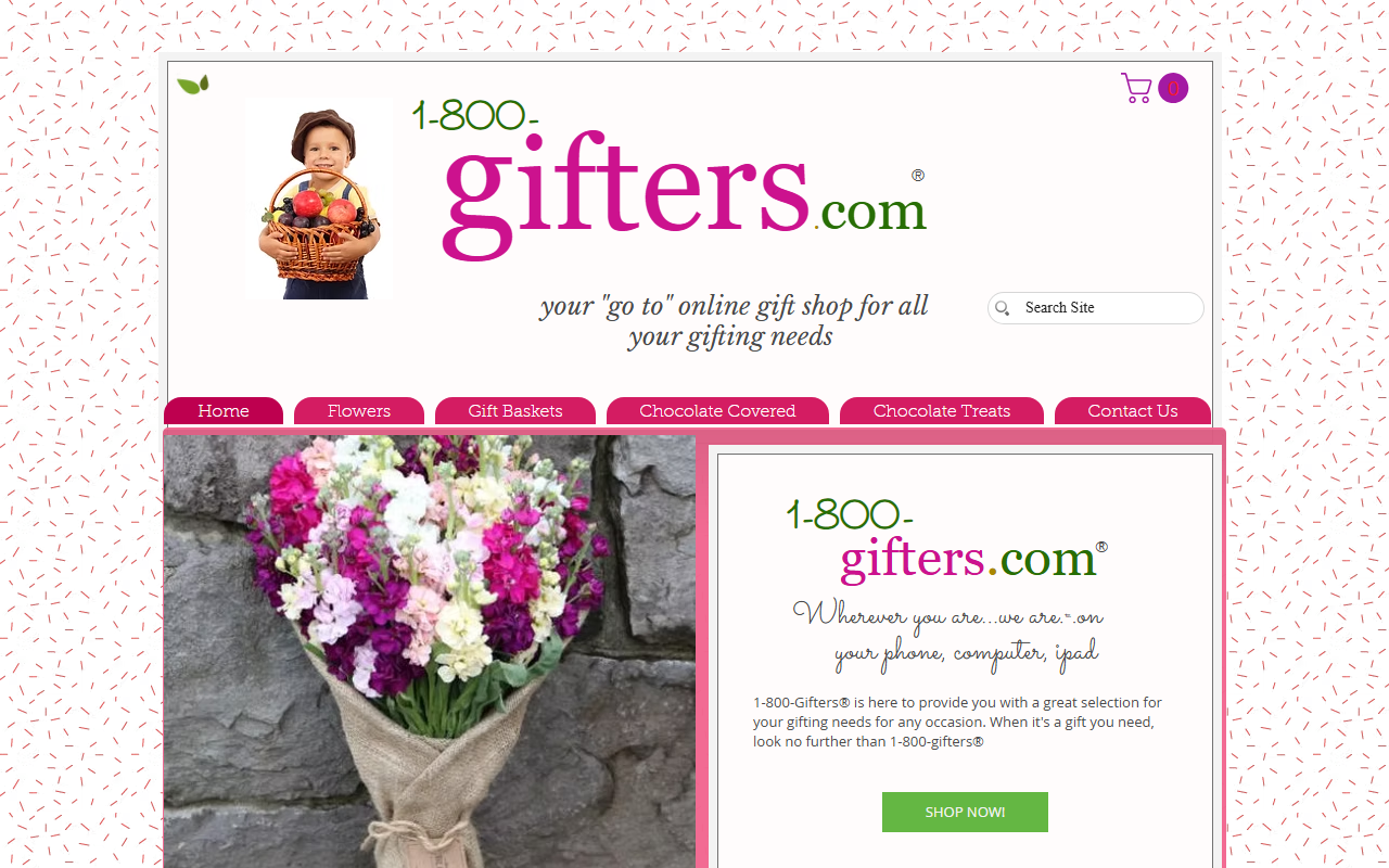 1-800-gifters.com screenshot