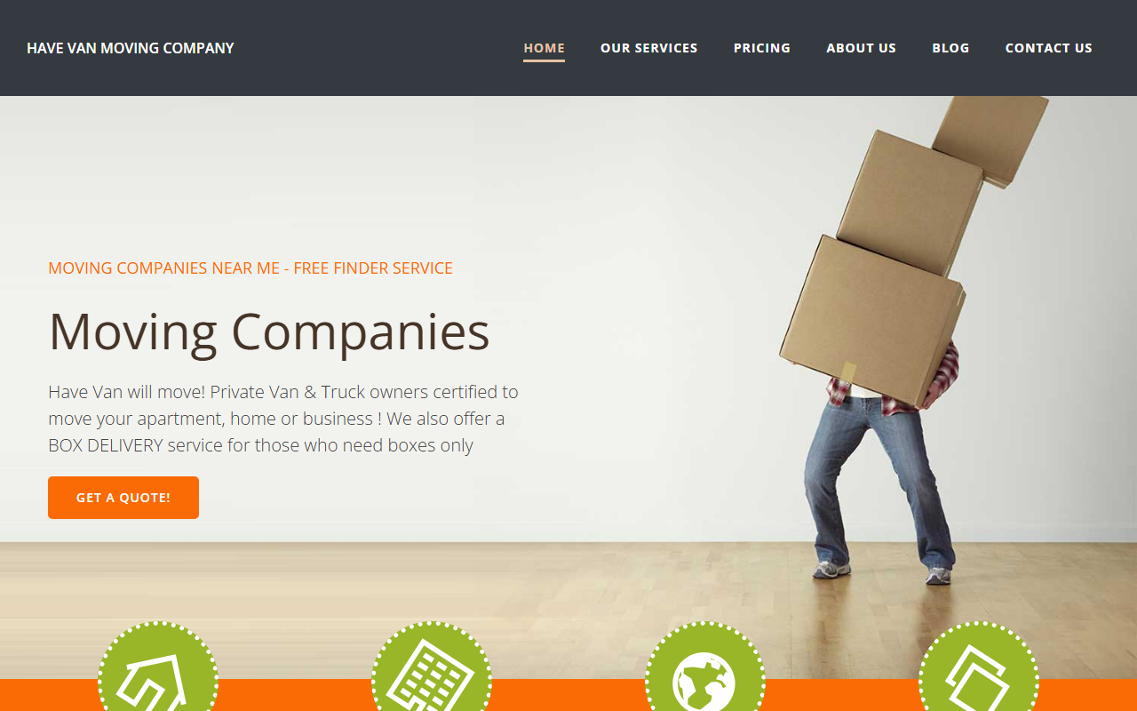 1-800-havevan.com screenshot