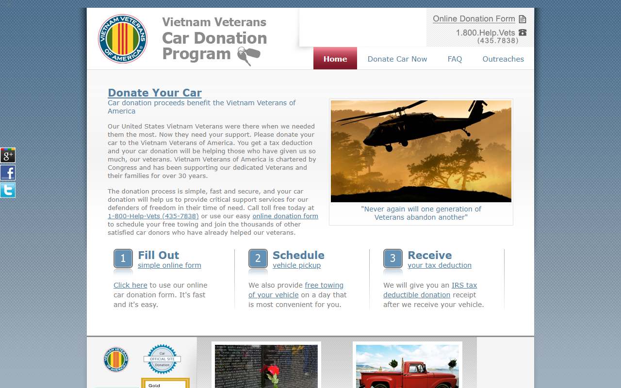 1-800-helpvets.com screenshot