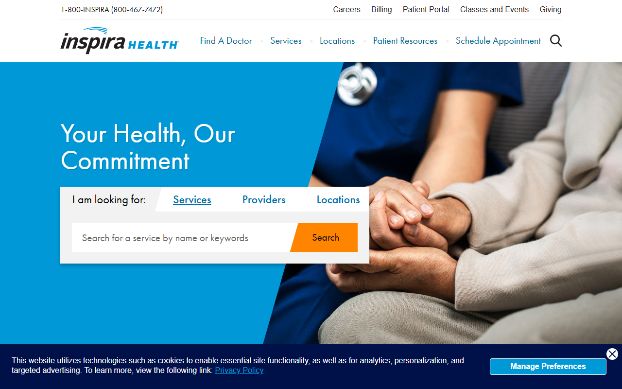 1-800-inspira.com screenshot