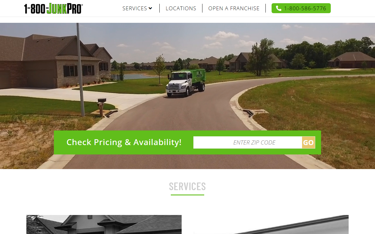 1-800-junkpro.com screenshot