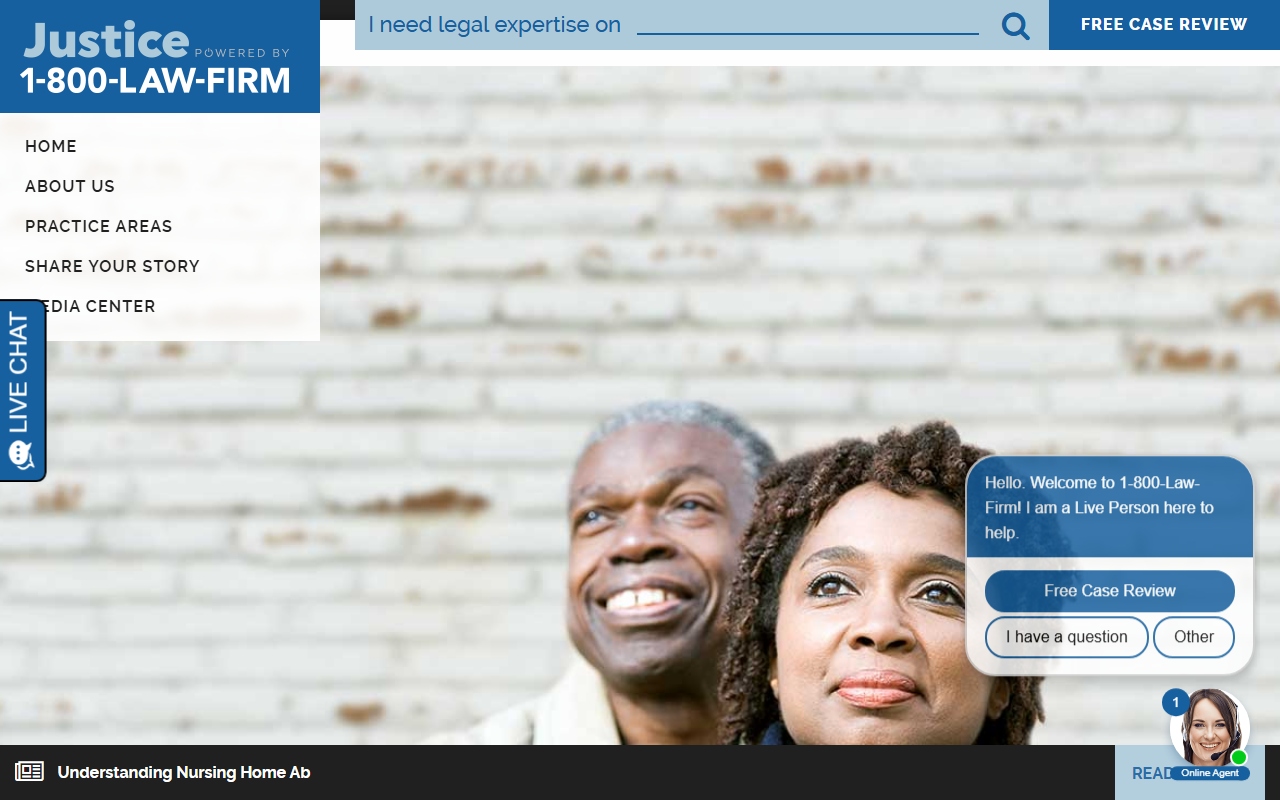 1-800-lawfirm.com screenshot