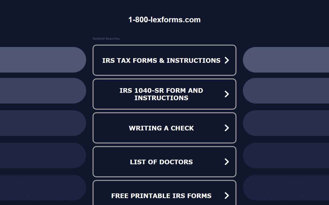 1-800-lexforms.com screenshot