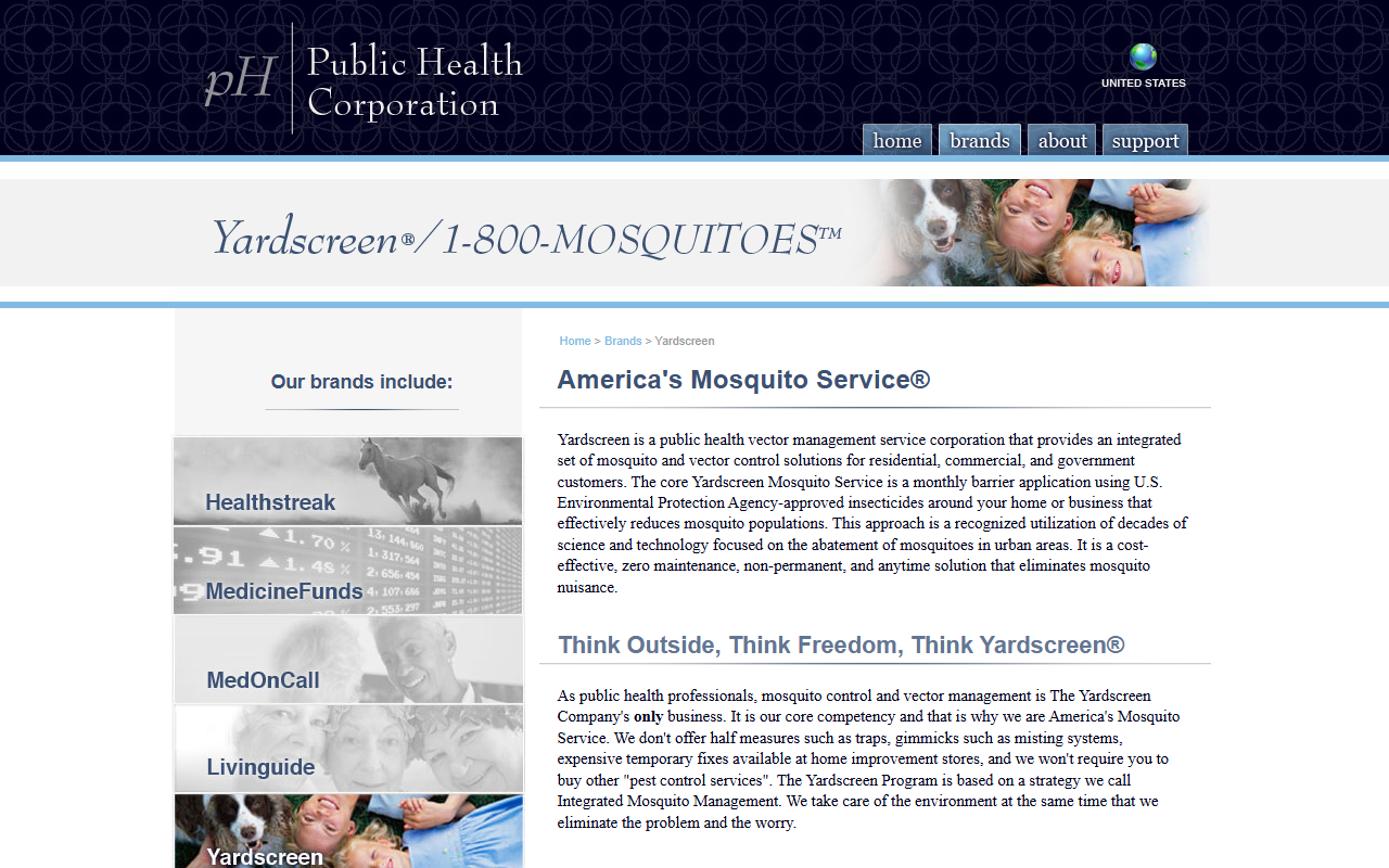 1-800-mosquito.com screenshot