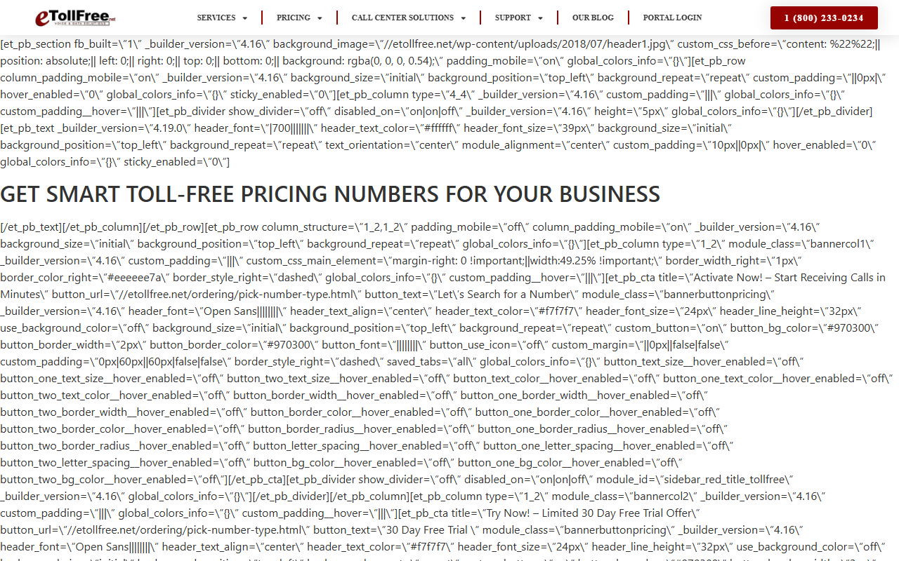 1-800-mrtollfree.com screenshot