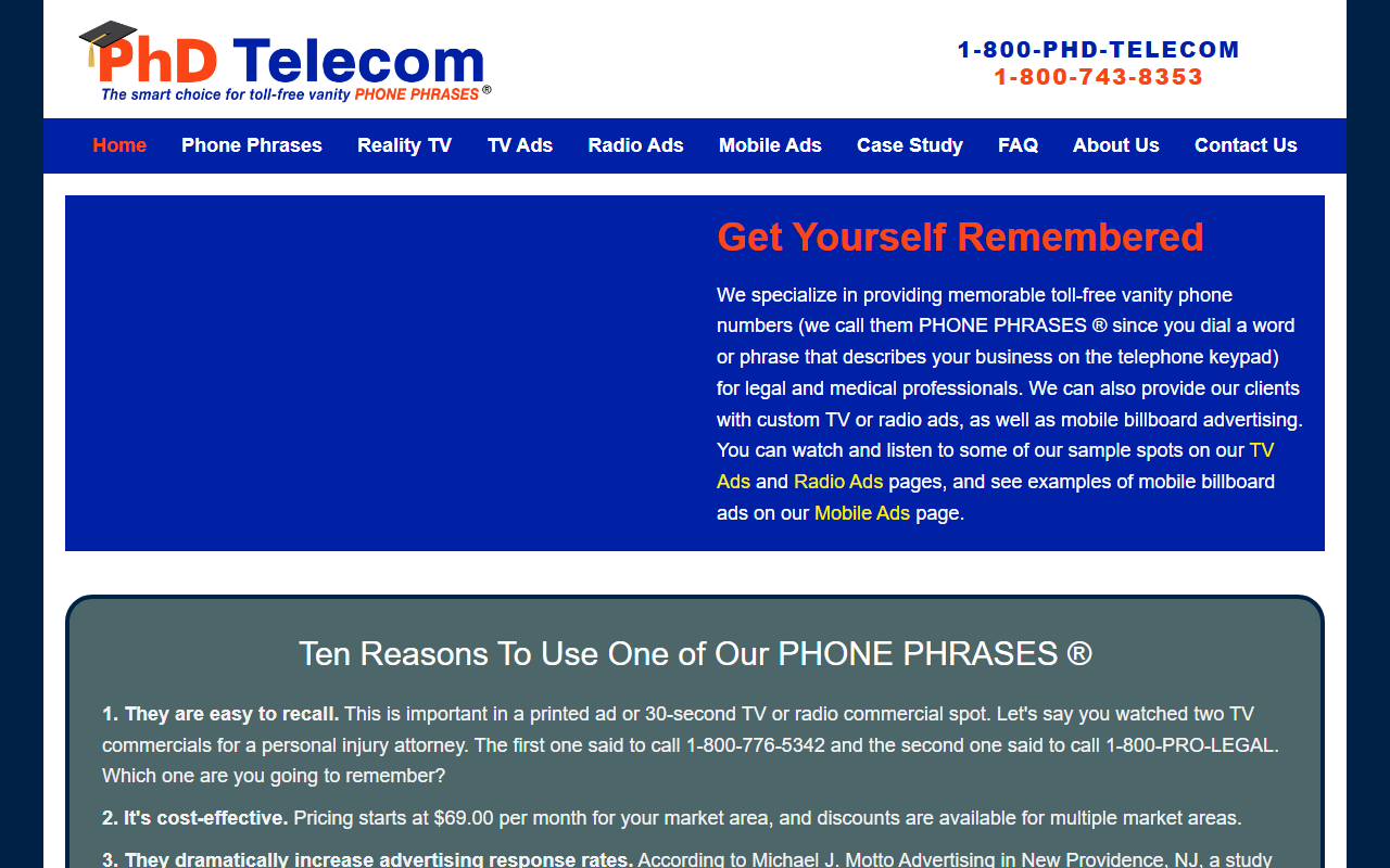 1-800-phone-help.com screenshot