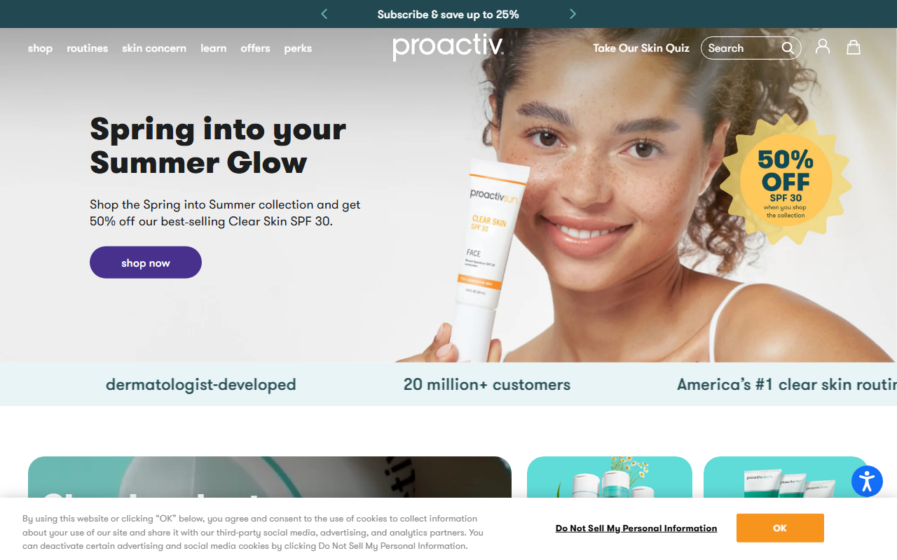 1-800-proactiv.com screenshot