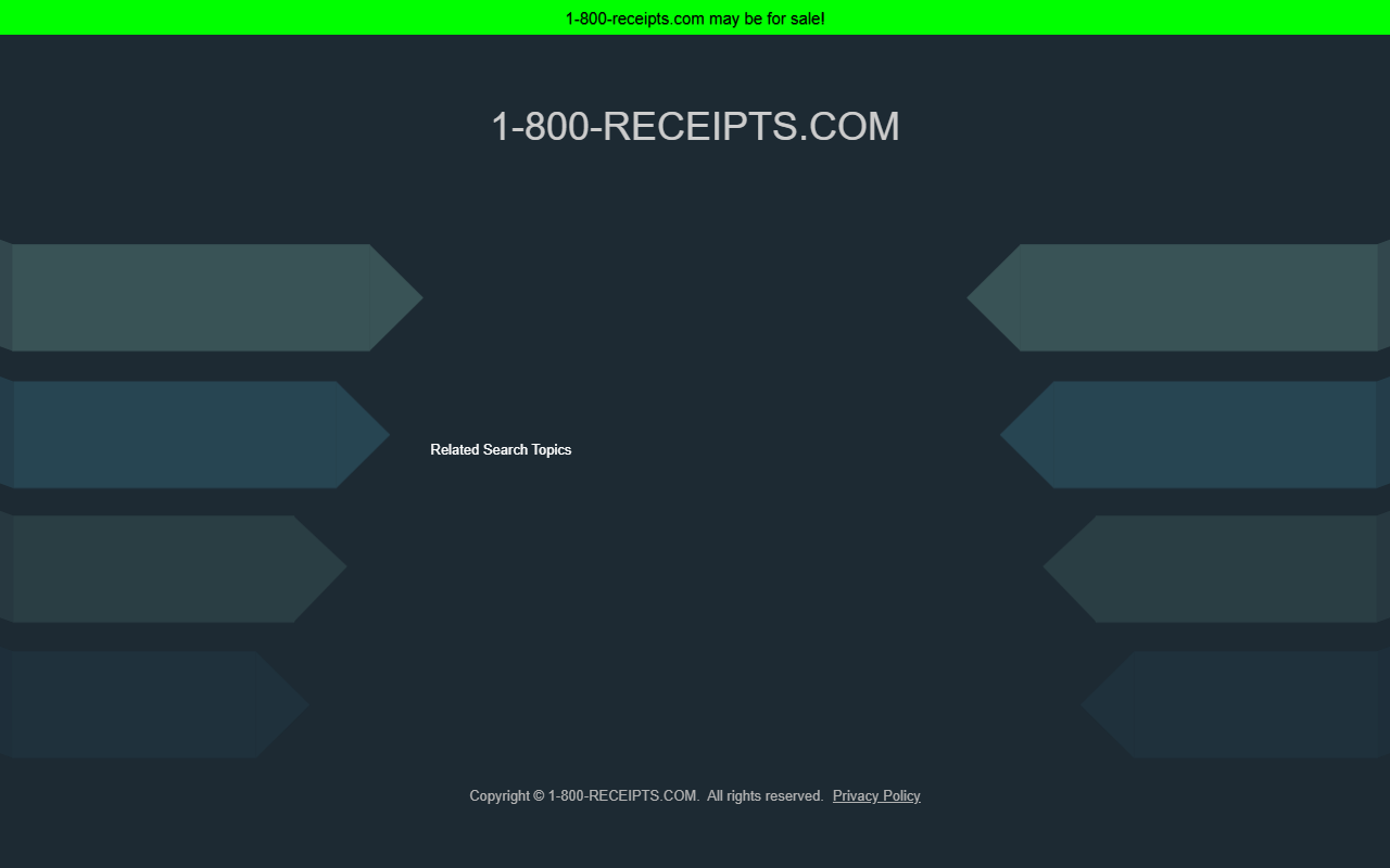 1-800-receipts.com screenshot