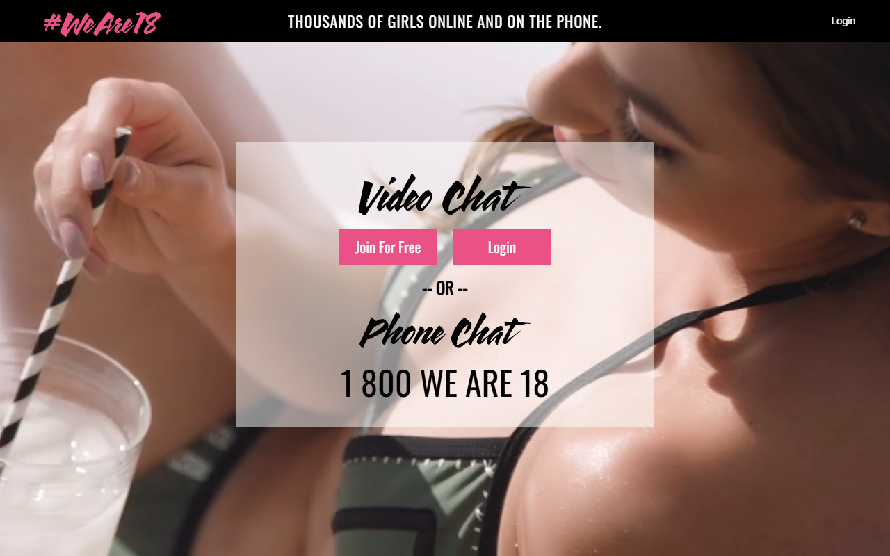 1-800-weare18.com screenshot