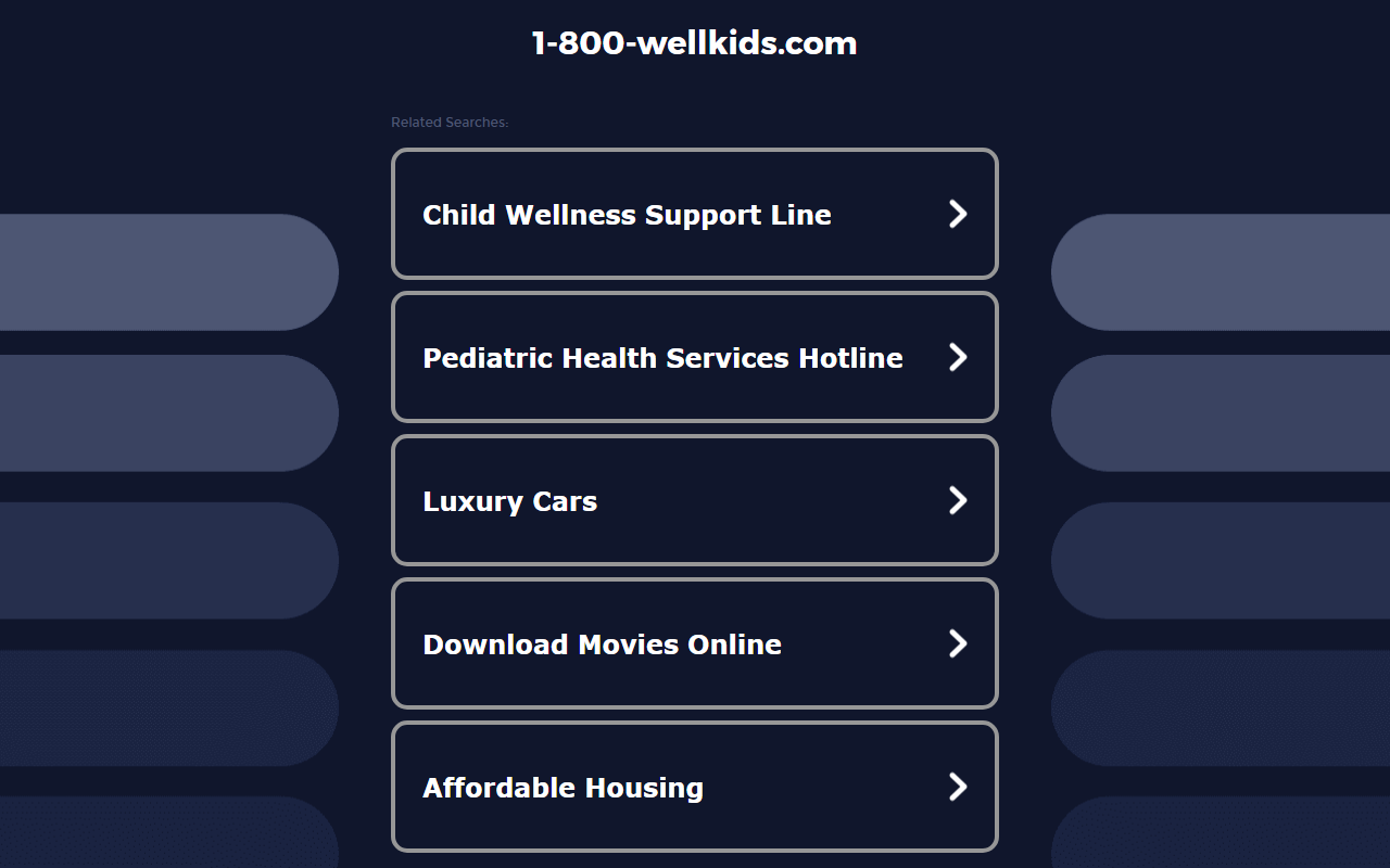 1-800-wellkids.com screenshot