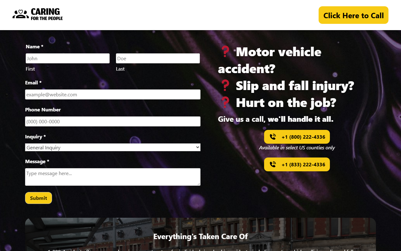 1-800accident.com screenshot