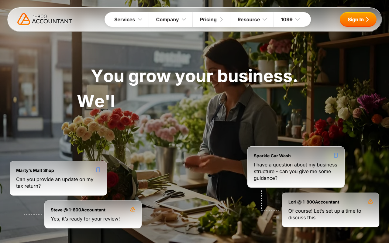 1-800accountent.com screenshot