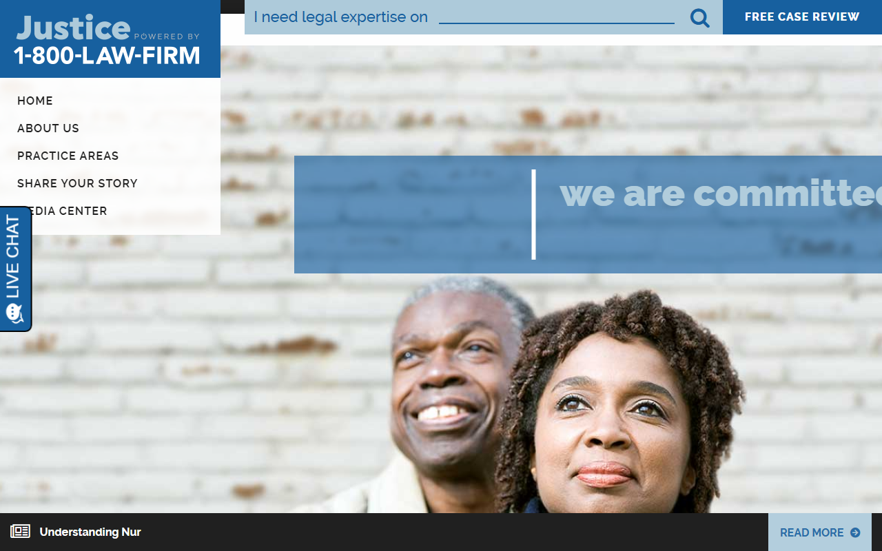 1-800lawfirms.com screenshot