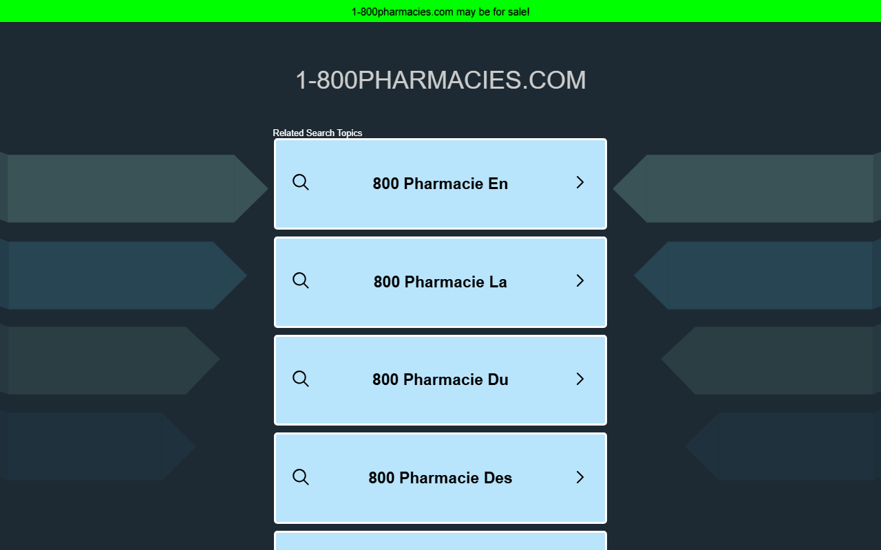 1-800pharmacies.com screenshot