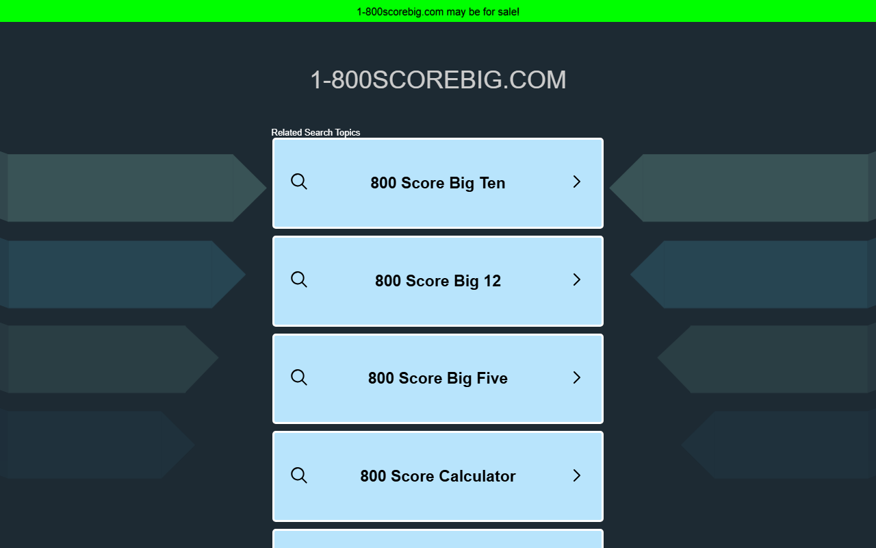1-800scorebig.com screenshot