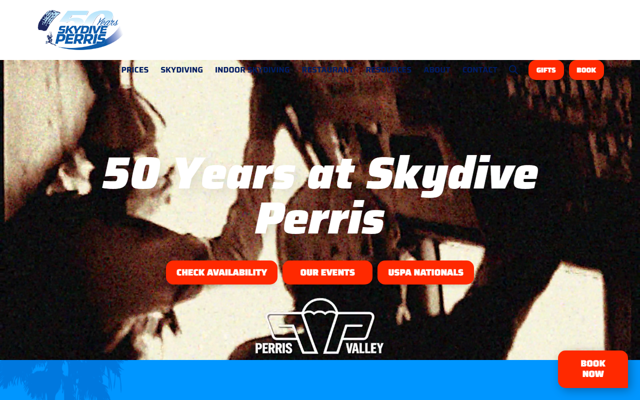 1-800skydive.com screenshot