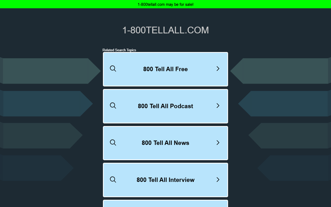 1-800tellall.com screenshot