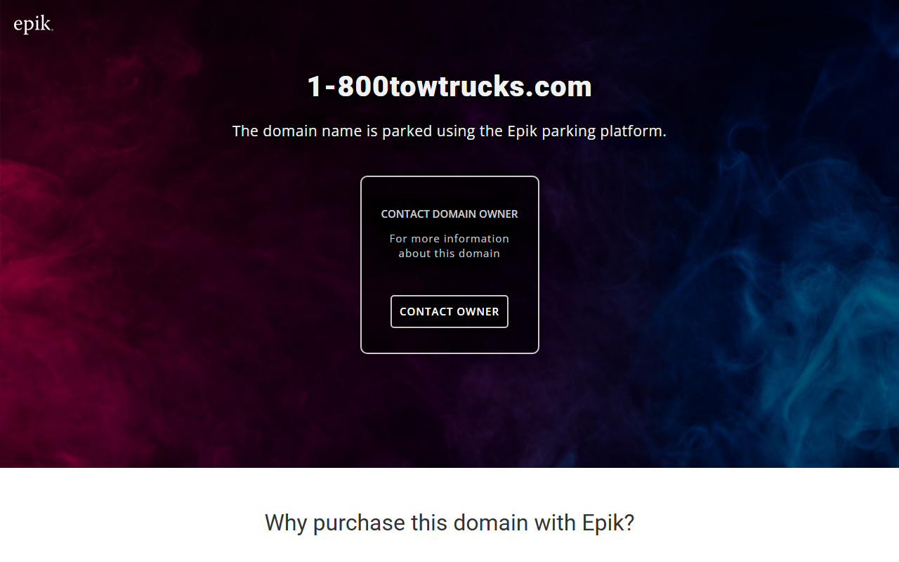 1-800towtrucks.com screenshot