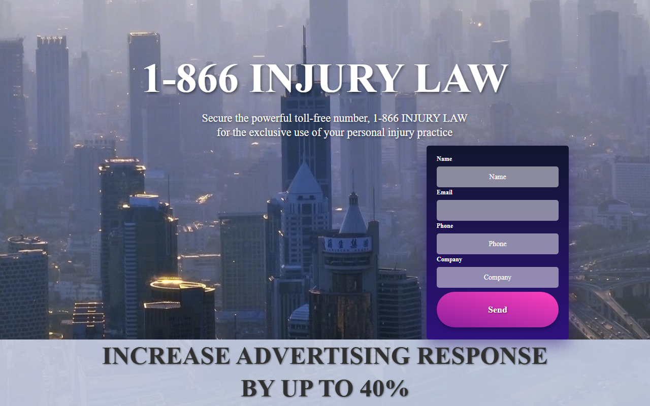 1-866injurylaw.com screenshot