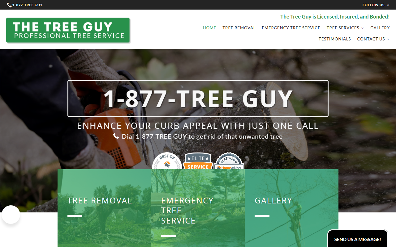1-877treeguy.com screenshot