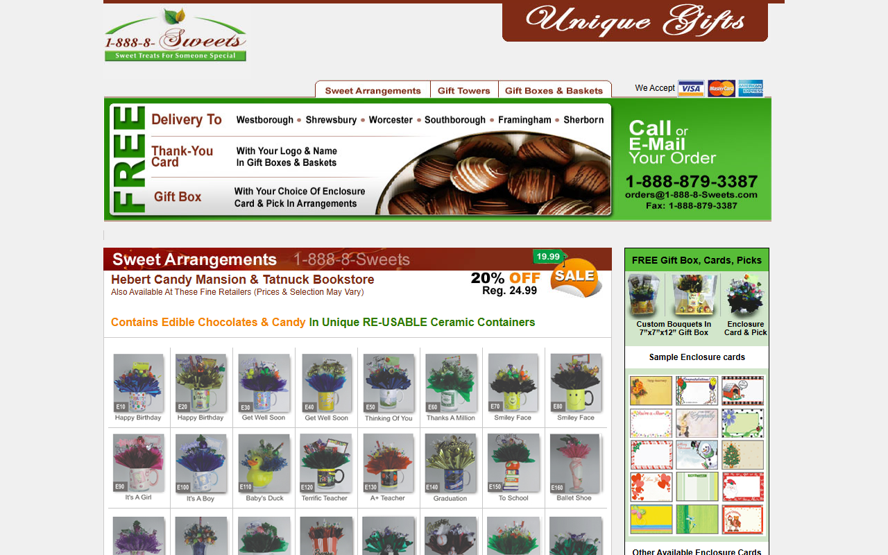 1-888-8-sweets.com screenshot