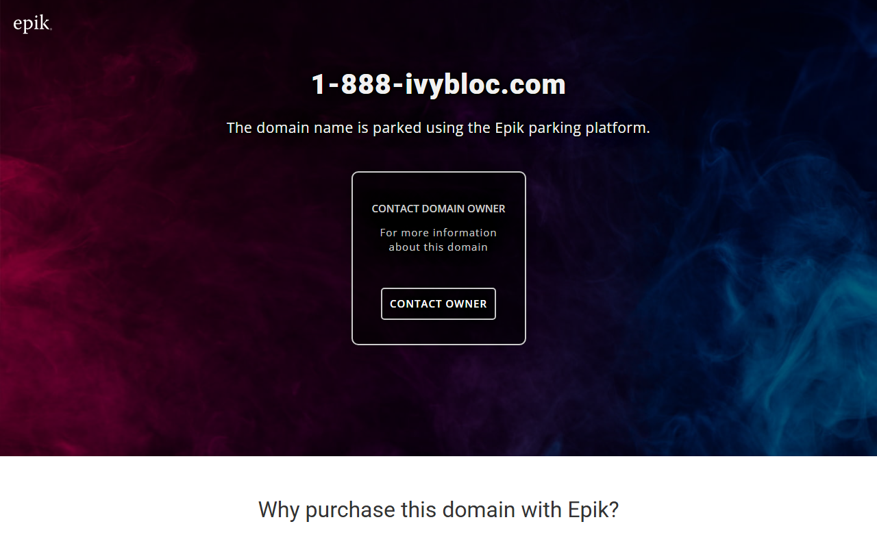 1-888-ivybloc.com screenshot