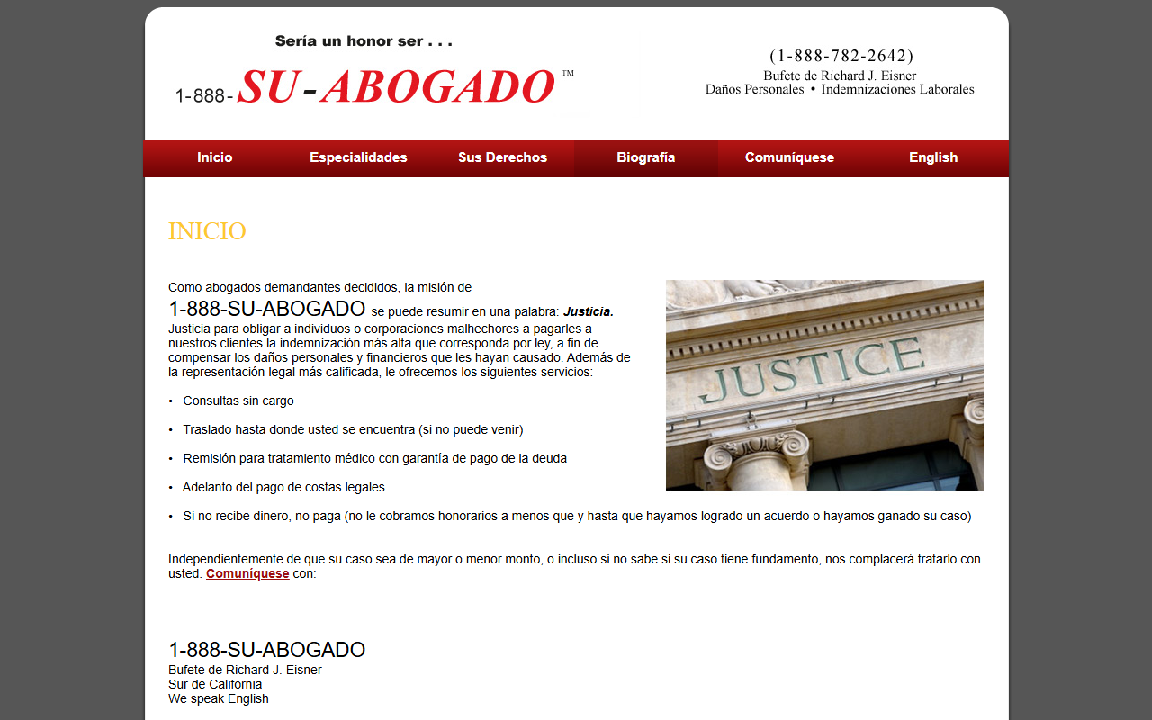 1-888-suabogado.com screenshot