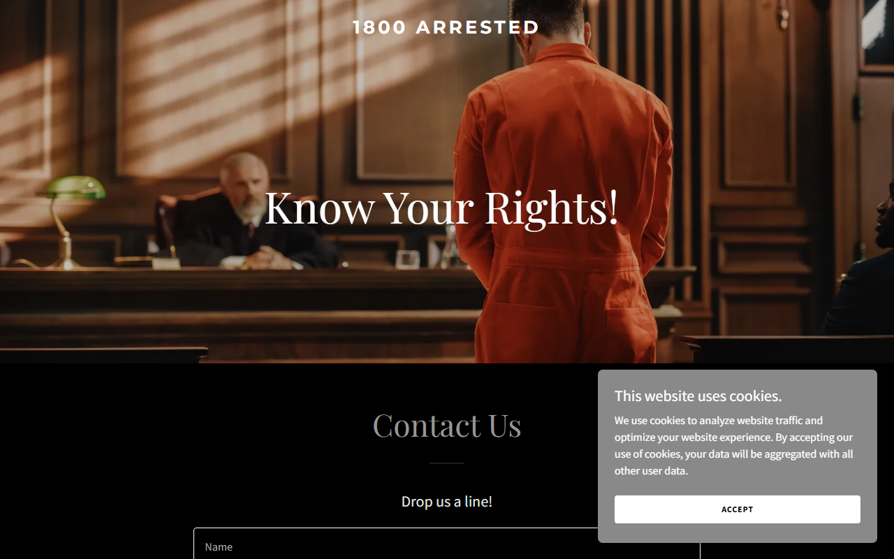 1800-arrested.com screenshot