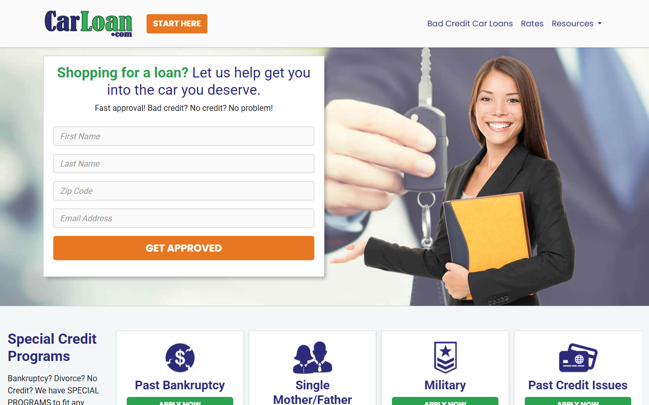 1800-autoloan.com screenshot