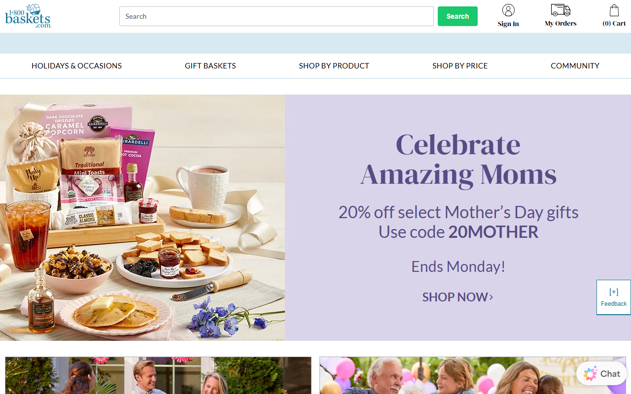 1800-baskets.com screenshot