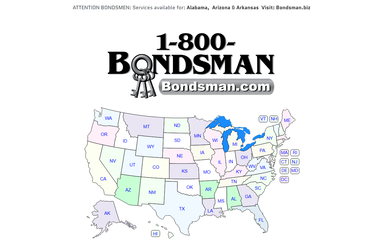 1800-bondsman.com screenshot