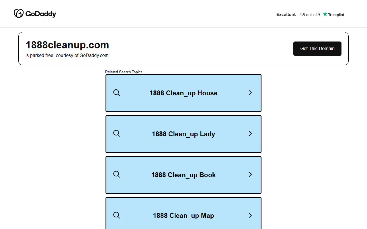 1800-cleanup.com screenshot