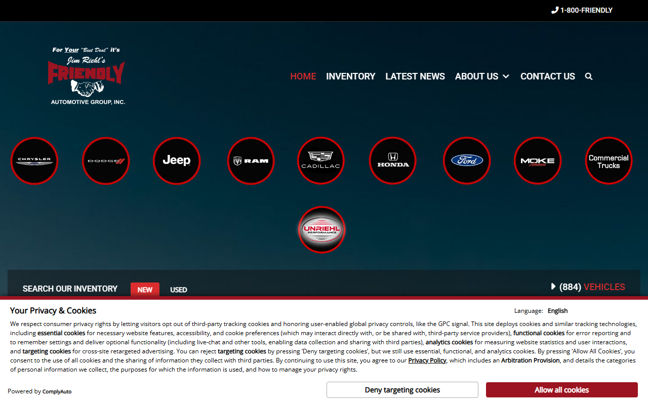 1800-friendly.com screenshot