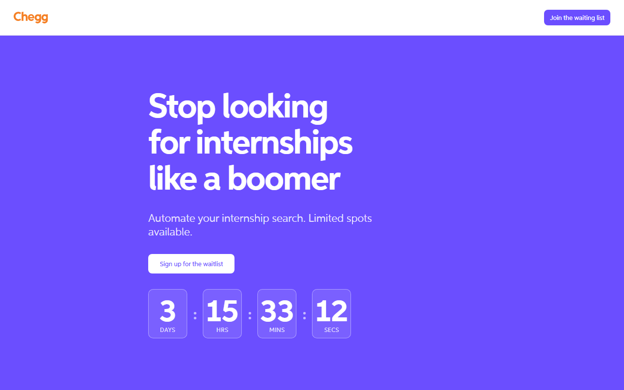 1800-interns.com screenshot