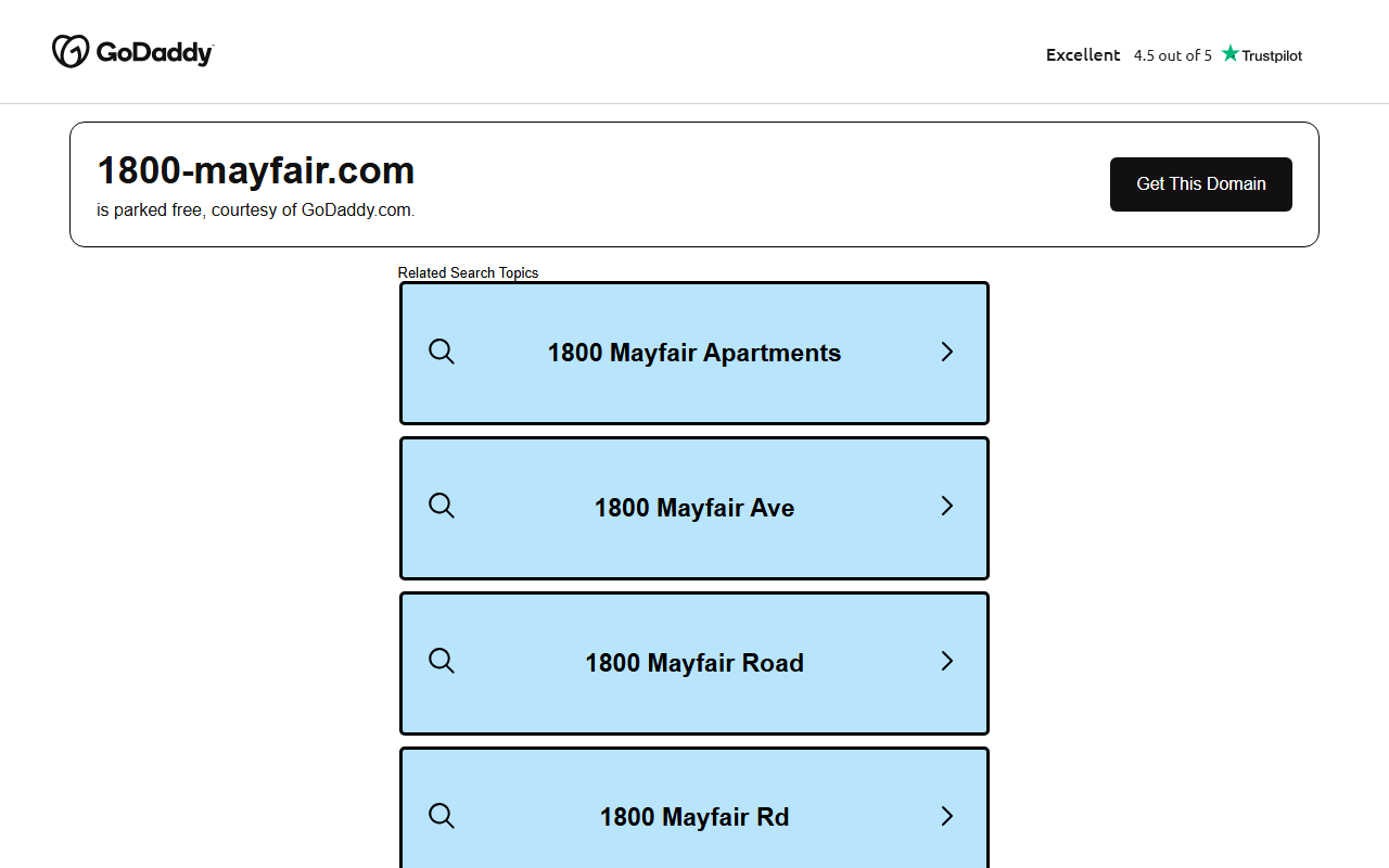1800-mayfair.com screenshot