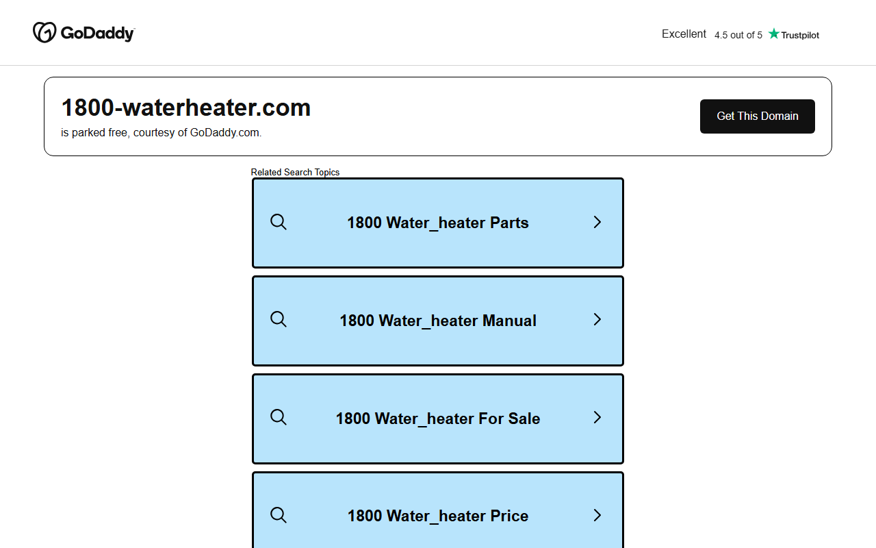 1800-waterheater.com screenshot