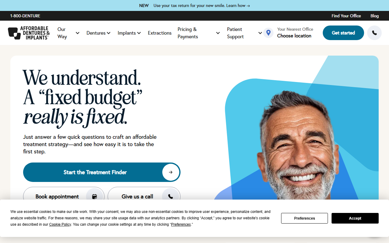 18002implants.com screenshot