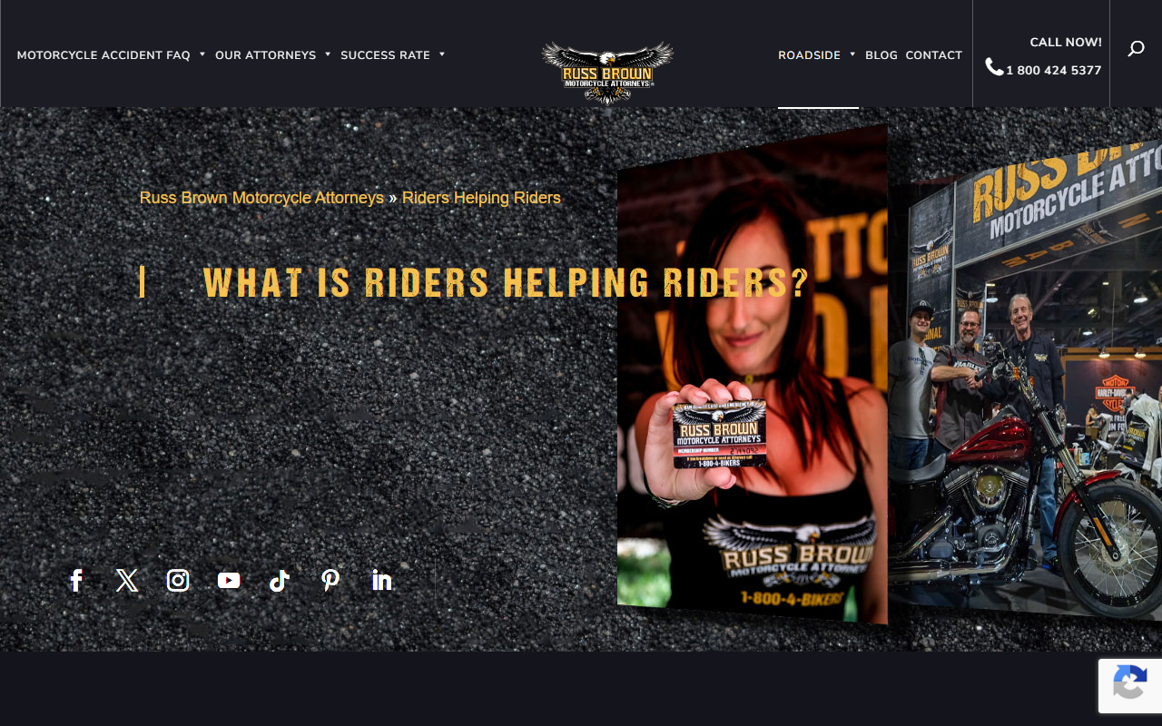 18004bikers.com screenshot