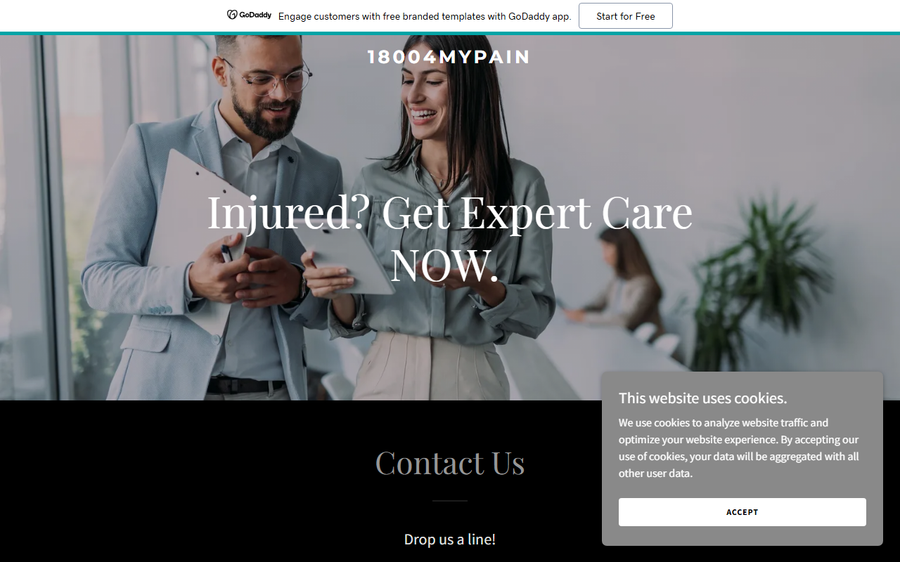 18004mypain.com screenshot