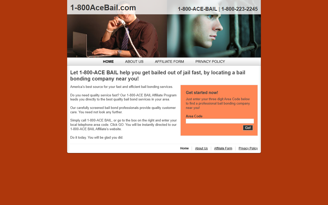 1800acebail.com screenshot